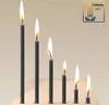 20x Stabkerzen schwarz Tropffrei L 29cm Ritualkerze Premium Produktbild-Vorschau 2