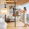 Teleskop Garderobenständer ausziehbar 100-310cm, mit 5 Produktbild-Vorschau 5