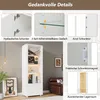 Merax Hochglanz Vitrine mit LED-Beleuchtung, Produktbild-Vorschau 7