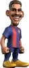 A cartoonish figurine of a soccer player in a Barcelona FC uniform. Anteprima dell’immagine prodotto