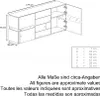 Vladon Sideboard Flow,  Germany, Schwarz Hochglanz/Schwarz Produktbild-Vorschau 6