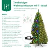 COSTWAY 210 cm LED kunstkerstboom, kerstboom met 1570 PVC Productafbeelding-voorbeeld 5