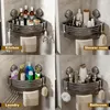 Duschablage Ohne Bohren, Duschregal Ecke Saugnapf Produktbild-Vorschau 4