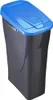 Papierkorb Schwarz/Blau PP (15 L) Produktbild-Vorschau 1