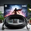 Co2 kábel Hdmi na Displayport 1.4 adaptér Hdmi Dp Fhd 240Hz Náhľad obrázku produktu 2
