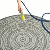 Tapis rond d'extérieur à motifs ethniques - Anthracite et Voir les images du produit 3