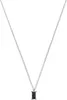 Neue Bling 9NB-1054 Silber Halskette mit Zirkonia Anhänger Produktbild-Vorschau 1