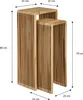 Mica Decorations Yonker Plantentafel - Set van 2 - L35 x Productafbeelding-voorbeeld 2