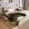 Flieks Čalouněná postel 90x200 cm s lamelovým roštem, Náhled obrázku produktu 11
