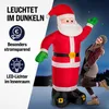 MONZANA® Nafukovací Otec Vánoc XXL 250cm LED Osvětlený Náhled obrázku produktu 2