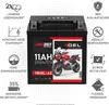 LANGZEIT YB10L-A2 Motorradbatterie GEL 12V 11Ah 250AEN Produktbild-Vorschau 2