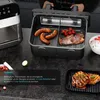 Heißluftfritteuse 2x5L, Airfryer Doppelkammer Einkammer Produktbild-Vorschau 15