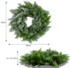 Hochwertiger Türkranz Thuja Ø40cm - Klassischer Türkranz - Produktbild-Vorschau 2