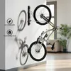 Wiltec Range-vélo mural rabattable – 117 x 638 x 584 mm – Voir les images du produit 2