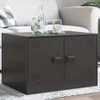 Couchtisch Schwarz 67x50x44 cm Stahl Produktbild-Vorschau 2