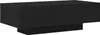 A black wooden coffee table with a modern, minimalist design. Produktbild-Vorschau