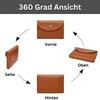 Kartenetui aus hochwertigem Echtleder, Kompakte Produktbild-Vorschau 4