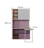 Kompakte Schreibtisch LUMI mit Regal, Schrank, Produktbild-Vorschau 2