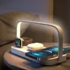 3in1 Induktive Ladestation LED Lampe für Apple iPhone Produktbild-Vorschau 3