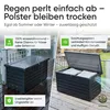 Hortus Home Auflagenbox [Wasserdicht] 385L Metall Gartenbox Produktbild-Vorschau 2