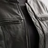 Motorradjacke Leder Schwarz 3XL mit Level-2 Protektoren und Produktbild-Vorschau 9