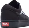 Close-up side view of a black Vans sneaker. Voir les images du produit