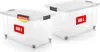 BigDean 2 Stück 60 L Aufbewahrungsbox mit Deckel groß Produktbild-Vorschau 1