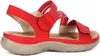 Rieker  Chaussures pour femmes Sandales Rouge Loisirs, Voir les images du produit 6