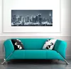 Wallario Premium Leinwandbild New York Skyline - Schwarz Produktbild-Vorschau 3