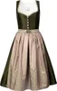 Traditionelles Dirndl Adele Grün Größe 42 Rocklänge 66cm Produktbild-Vorschau 1