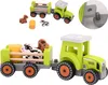 Jouéco Holztraktor Spielzeug mit Zubehör Bauernhof Produktbild-Vorschau 5