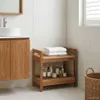 Étagère de salle de bain vidaXL, couleur naturelle, 45 x 30 Voir les images du produit 2