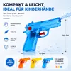 3X Wasserpistolen 12 cm bunt Set - Extra großer Reichweite Produktbild-Vorschau 2