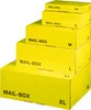 Gelbe Postpakete, Größe M, Mail-Boxen, Wellpappe, Innenmaß Produktbild-Vorschau 1