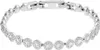 A close-up studio shot of a silver bracelet with clear crystals. Náhľad obrázku produktu