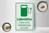 Holzschild Parken 12x18cm Ladestation nur Elektrofahrzeuge Produktbild-Vorschau 3