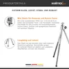 Walimex WT-070 Mini Stativ 26 cm 360° Kugelkopf, Aluminium Produktbild-Vorschau 5