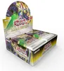 A display box of Yu-Gi-Oh! Trading Card Game Doom of Dimensions booster packs. Produktbild-Vorschau