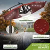tillvex Zweefparasol Aluminium met LED Solar Ø 350 cm + Productafbeelding-voorbeeld 7