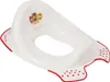 A white child's toilet seat with red trim and Paw Patrol characters on it. Produktbild-Vorschau