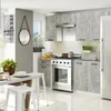 Akord Schrank Oliwia Weiß/Beton 80X30X72 Cm Produktbild-Vorschau 5