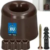 KOTARBAU® Lot de 4 butoirs de porte à visser au sol, 27 mm, Voir les images du produit 1