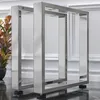 2er-Set MORENA | Tisch Kufe | Edelstahl | Füße: 12x12cm | Produktbild-Vorschau 1