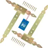 KOTARBAU® 2 St. T Scharniere gold L: 300 mm Kreuzgehänge Produktbild-Vorschau 1