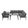 Merax Garten-Lounge-Set mit großem Tisch in Holzoptik, Produktbild-Vorschau 9