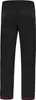 Back view of black jogging pants with red trim at the hem. Produktbild-Vorschau
