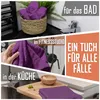 Frottier Seiftücher 10er Pack 30x30cm, 100% Baumwolle, Lila Produktbild-Vorschau 7
