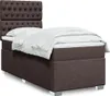 Möbel Boxspringbett mit Matratze Dunkelbraun 90x200 cm Produktbild-Vorschau 1