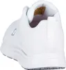 A white Skechers work shoe is shown from the side and back. Produktbild-Vorschau