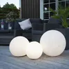 Gartenkugel STONE - Erdspieß - H: 29cm - D: 30cm - Fassung E27 - Kabel - Außen - grau Produktbild-Vorschau